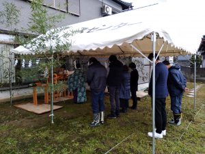 地鎮祭が執り行われました！