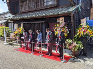 出村北前茶屋様の落成式が執り行われました！