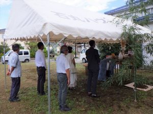 地鎮祭が執り行われました